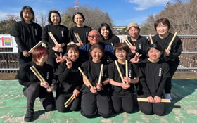 町田八丈太鼓教室の風景写真3