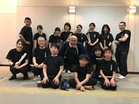 町田八丈太鼓教室の風景写真